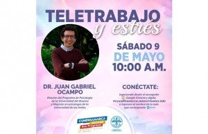 Cundinamarquesas invitadas a participar en la charla virtual teletrabajo y estrés