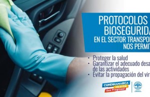 Cundinamarca adopta protocolos de bioseguridad en el transporte