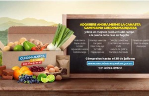 Hasta el próximo sábado 25 de julio hay plazo para comprar una de las 7.000 canastas de mercado 100% cundinamarqués