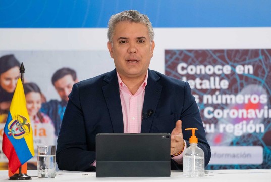 Presidente Duque reitera llamado a no bajar la guardia y mantener las normas de autocuidado