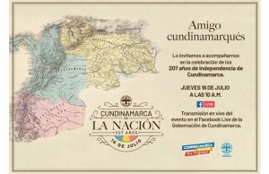 “Cundinamarca es la Nación”: 207 años de independencia