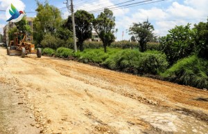 En Funza, se encuentra en proceso de finalización obras de mantenimiento en vía El Papayo