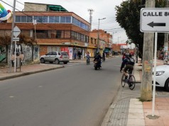Se realizó la señalización de la calle 10 en el municipio de Funza