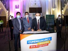 Gobernador firma convenios para mejorar la plaza de mercado y la Basílica de Ubaté