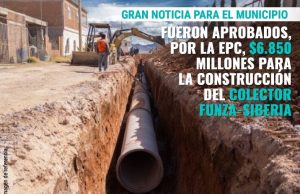 Aprobados $6.850 millones para la construcción del colector Funza-Siberia