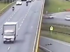 Conductor que atropelló y arrojó de puente al ciclista fue dejado en libertad