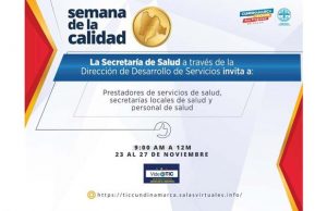 Participe en la semana de la calidad en Salud
