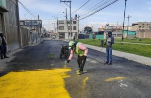 Mosquera realiza demarcación de ciclovías para mejorar la movilidad de los bici usuarios