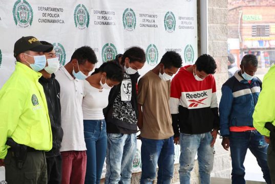 Captura de peligrosa banda delincuencial en Mosquera