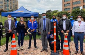 Dotación para control en movilidad