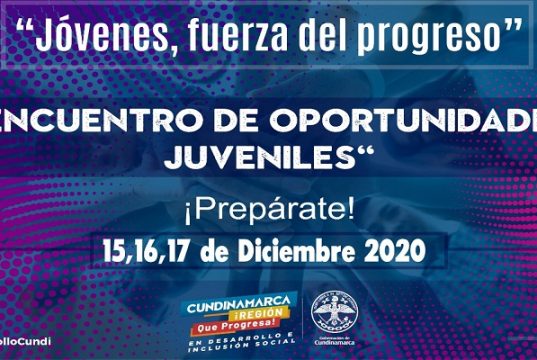 Primer Encuentro de oportunidades juveniles de Cundinamarca 2020