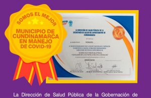 Mosquera elegida, como el MEJOR de Cundinamarca en el manejo del COVID-19