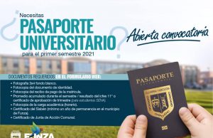 Iniciaron inscripciones para el pasaporte universitario para el primer semestre 2021 en Funza
