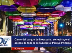 Cierre del parque de Mosquera