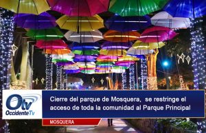 Cierre del parque de Mosquera