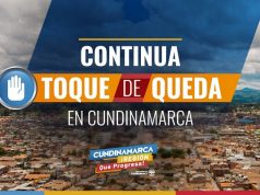 Continúa toque de queda en Cundinamarca