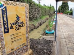 Nueva placa huella para vereda El Coclí en Funza
