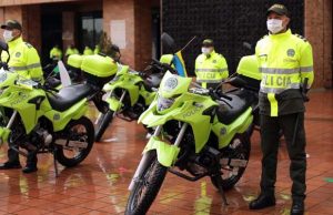 Soacha y Fusagasugá cuentan con 65 nuevas motocicletas de policía