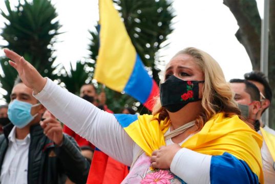 Mosquera se unió en una sola voz