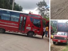 Suspendidas rutas de transporte público en Funza
