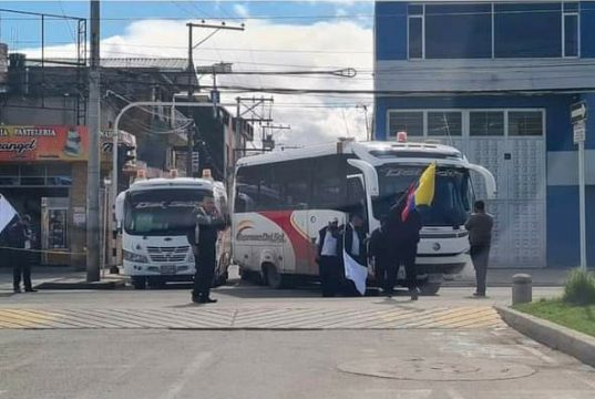 Bloqueadas vías internas de Funza, no hay salida a Bogotá