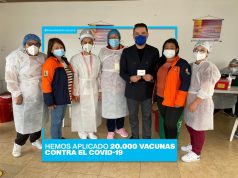 Se han aplicado 20.000 vacunas en contra del COVID 19