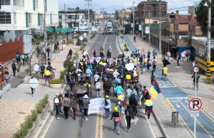 Bloqueos intermitentes en vías de Funza y Mosquera