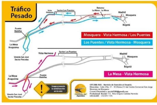 INVIAS entregará nueva vía en Mosquera