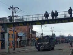 Habitantes de Madrid denuncian abusos por parte del ESMAD