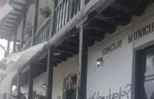 Actos vandálicos en la alcaldía de Madrid