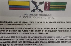 Amenazas de muerte a líderes y docentes funzanos