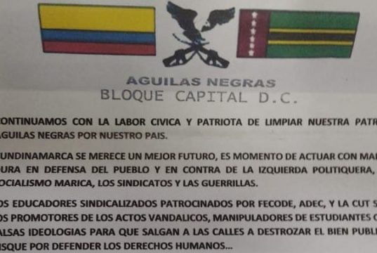 Amenazas de muerte a líderes y docentes funzanos