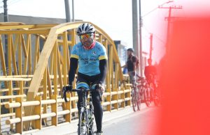 Los ciclistas «NosMoveMOS» por Mosquera