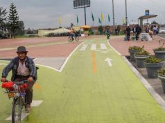 Bogotá estrena nuevos kilómetros para ciclorruta sobre la Calle 13