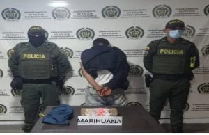 Capturan presunto distribuidor de  marihuana en Girardot