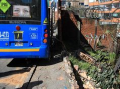 Nuevo accidente de un bus del SITP que chocó contra varios vehículos en la Circunvalar
