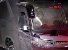 Bus intermunicipal fue incendiado en Fontibón