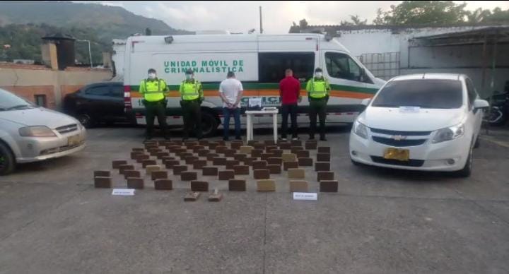 Policía incauto 115 kilos de base de cocaína