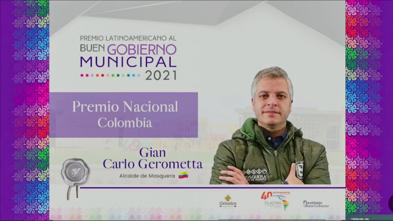 Mosquera gano el premio al alcalde Solidario e Incluyente de Latinoamérica