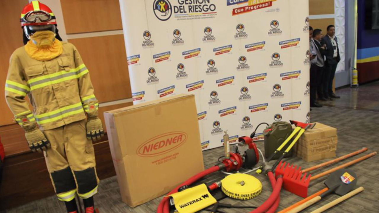 Nuevos equipos y vehículos para atender emergencias en Cundinamarca