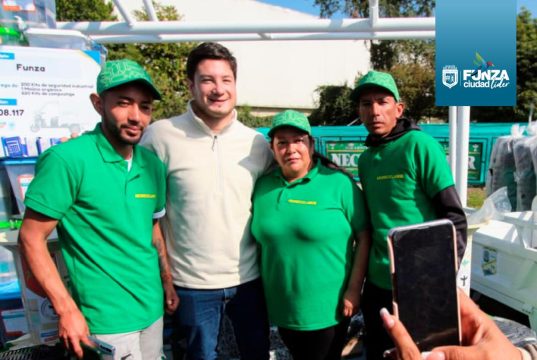 Gobernación dio cerca de $75 millones a recuperadores ambientales funzanos