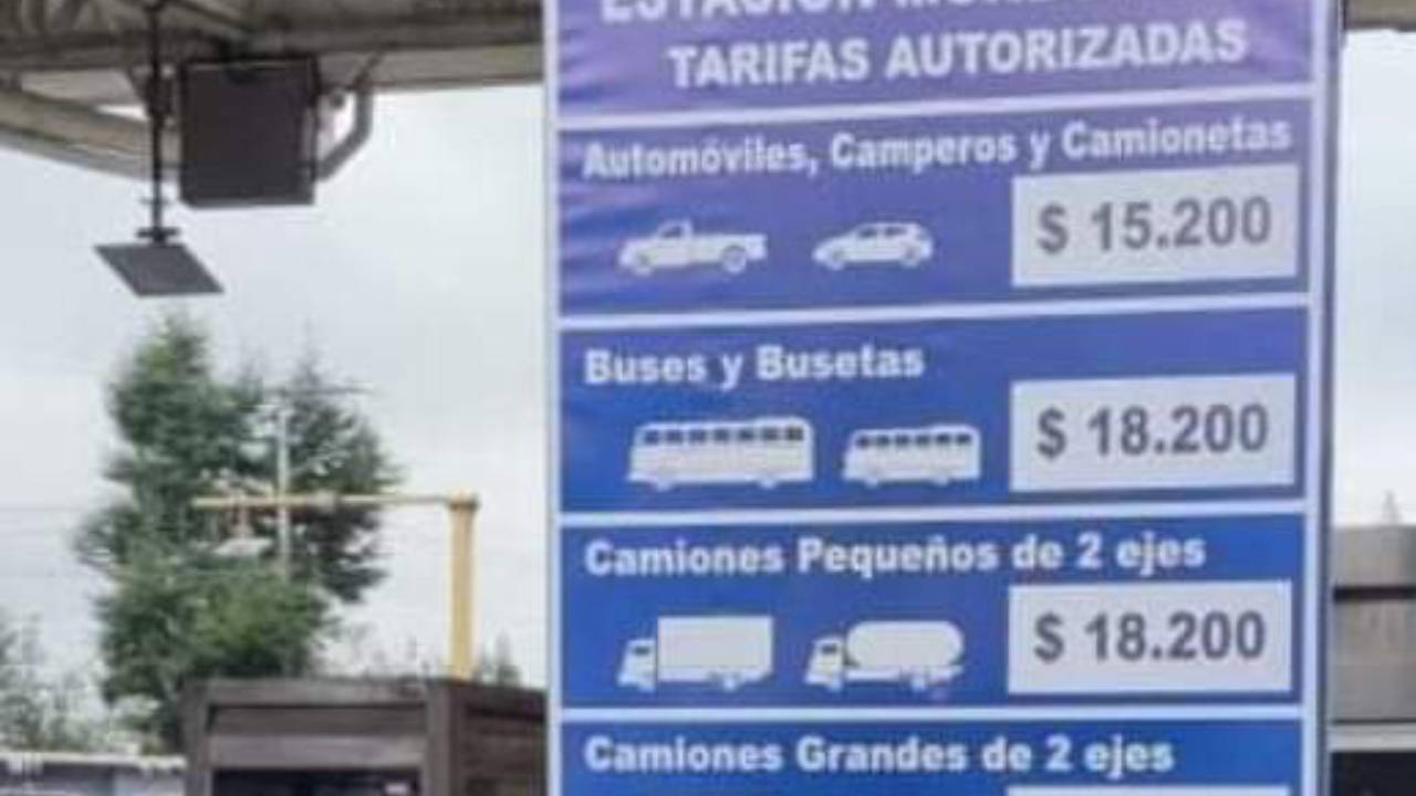 En 15.200 quedo el peaje que conecta a Funza con Bogotá