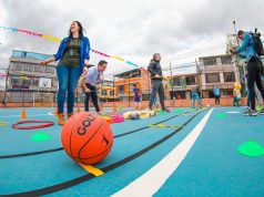 Mosquera entregó un nuevo polideportivo