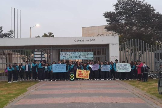 Paro estudiantil en Funza: piden mejoras en Instituciones Educativas