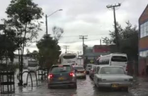 En Mosquera se presentaron inundaciones por las fuertes lluvias