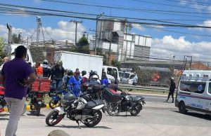 Grave accidente se presentó en Funza en el sector de Tres Esquinas