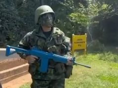 Claudia López participó en curso de entrenamiento militar