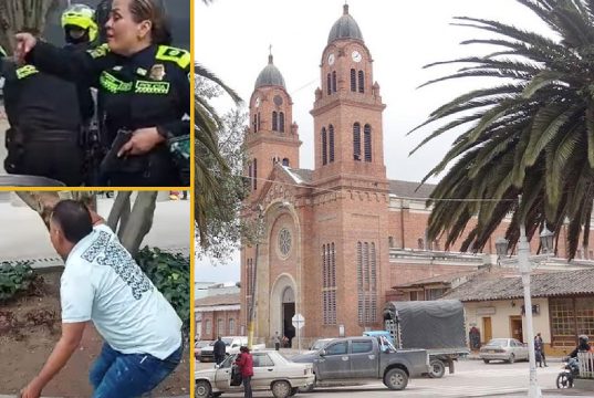 Comunidad mosqueruna detuvó un atraco en pleno Parque Principal