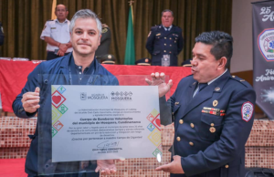 Mosquera celebró los 25 años de los Bomberos Voluntarios