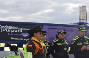 Cundinamarca lanzó el proyecto Patrulla Púrpura